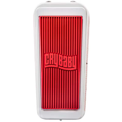 Dunlop CBJ95SW Special Edition Cry Baby Junior Wah Effects Pedal, White image 1