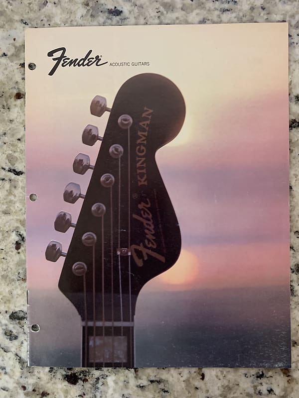 Fender Acoustic Catalog 1970 Kingman Palomino Shenandoah Reverb