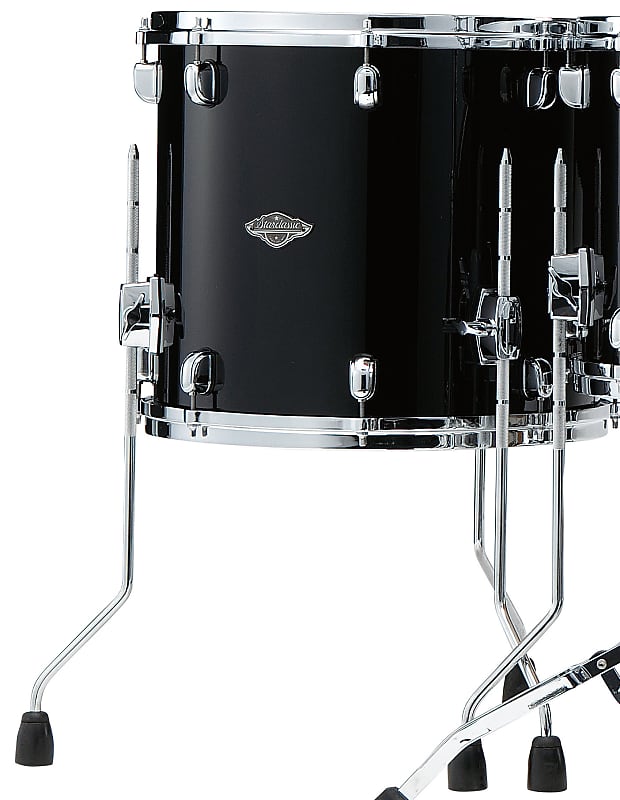 Tama MBSF14A-PBK Starclassic Performer Floor Tom 14" x 12" - Piano Black/Chrome HW image 1