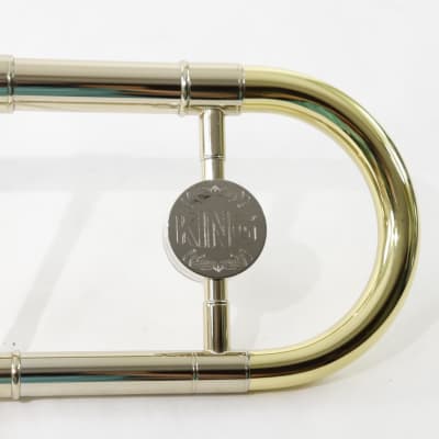 King Model 3BG 'Legend' Tenor Trombone with Gold Brass Bell SN 616717 OPEN BOX image 8
