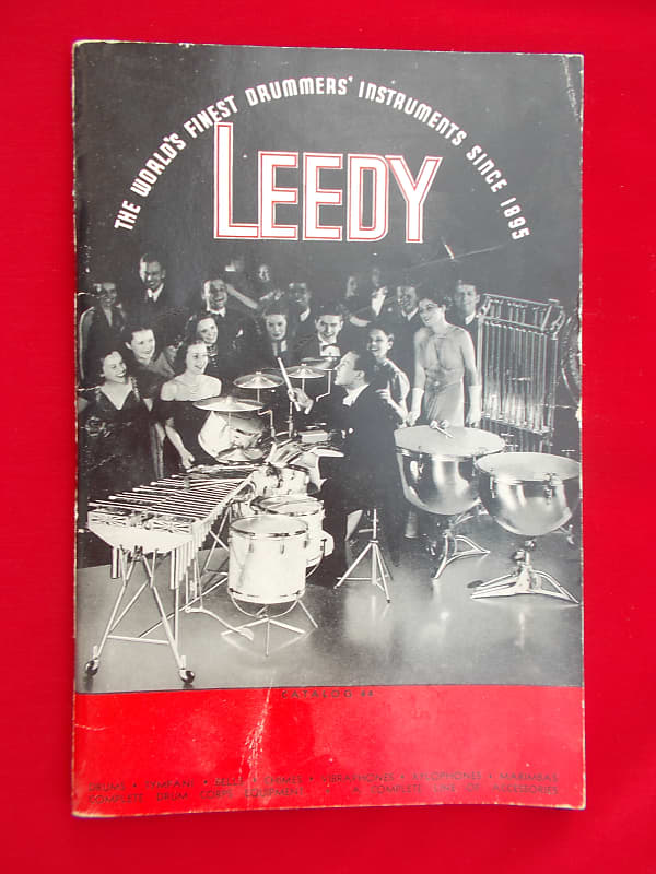Vintage 1939 Leedy Drum Catalog Rare! Reverb