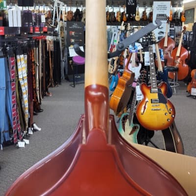Palatino VB-004 Crack-Resistant Upright Bass with Padded Bag, 3/4 Size image 6