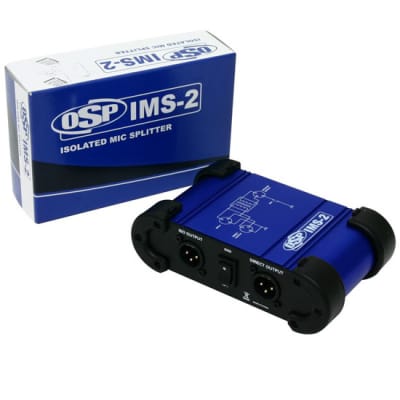 OSP Elite Core IMS-2 Heavy-Duty Isolated Microphone/Mic XLR Splitter Box image 6