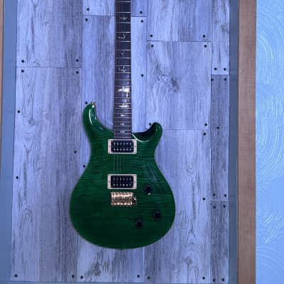 PRS Custom 22” 10-Top  ( #10 of 40 limited run) 1997 - Emerald Green with Gold Birds (Signed By Paul) image 7