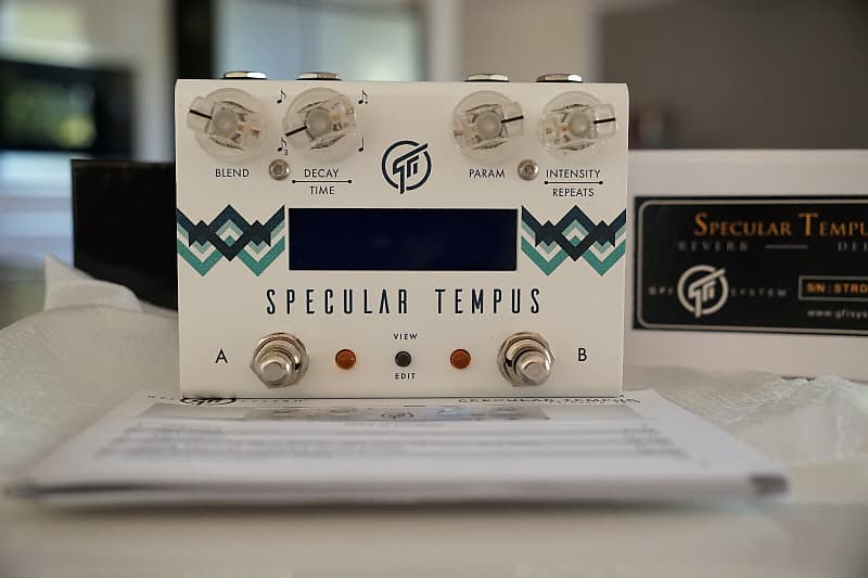 Specular Tempus Reverb And Delay GFI System Effect Pedal Reverb
