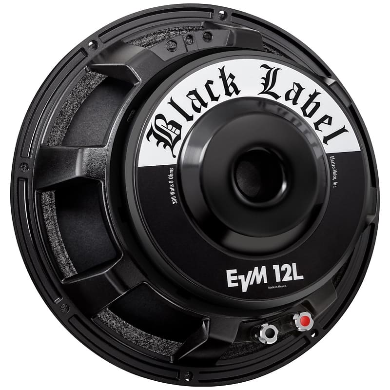 Electro-Voice EVM12L Zakk Wylde Black Label Guitar Speaker (300 Watts, 12"), 8 Ohms image 1