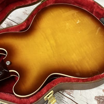 Gibson ES-335 Figured 2023 Iced Tea New Unplayed Auth Dlr 8lb 8oz #075 image 8