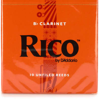 D'Addario RCA10 Rico Bb Clarinet Reed - 3.0 (10-pack) image 1
