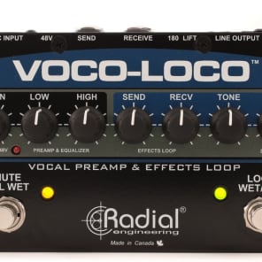 Radial Voco-Loco Microphone Effects Loop & Switcher for Guitar Effects image 9