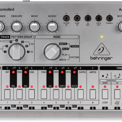 Behringer TD-3-SR Analog Bass Line Synthesizer - Silver image 1