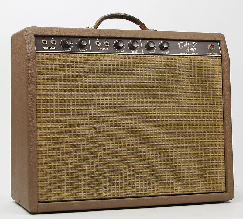 Fender Deluxe 6G3 Brownface 20-Watt 1x12" Guitar Combo 1961 - 1963 imagen 3