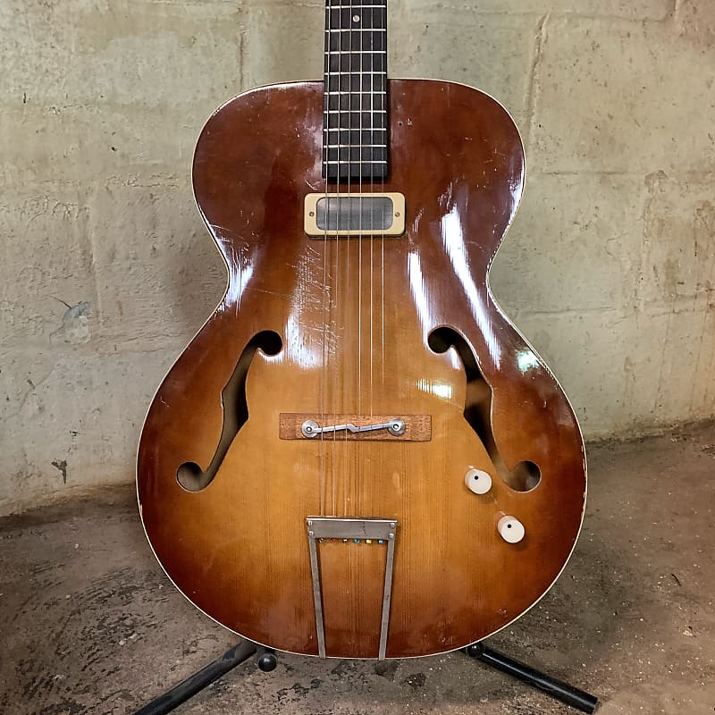 Kay Dynamic 1950s Spruce Archtop Professional Rebuild Handwound Silverfoil Beautiful And Easy Player image 1