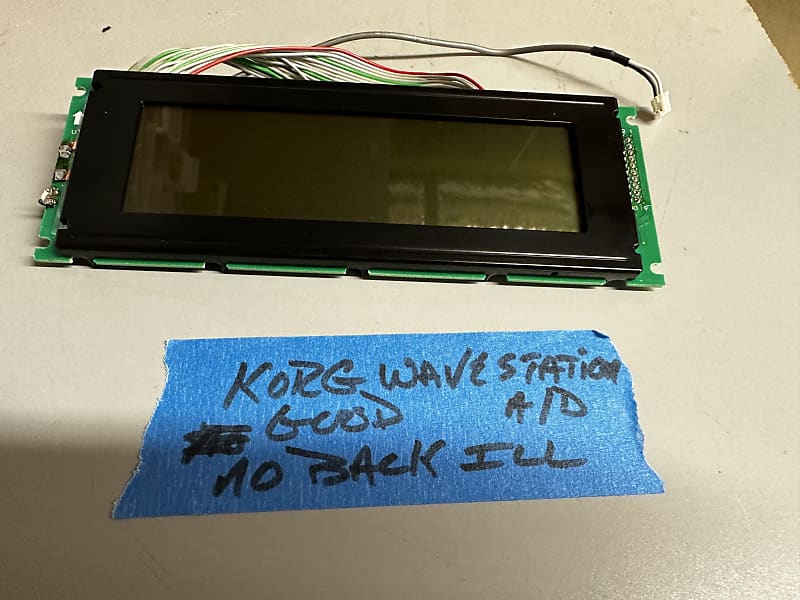 Korg Wavestation A/D / Display Assembly / Tested / Working Wavestation A/D image 1