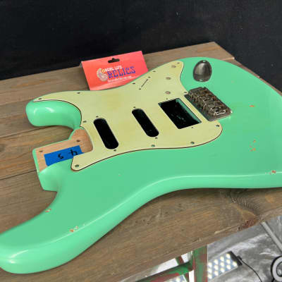 Real Life Relics Strat® Stratocaster® Body Aged Surf Green HSS #1 image 6