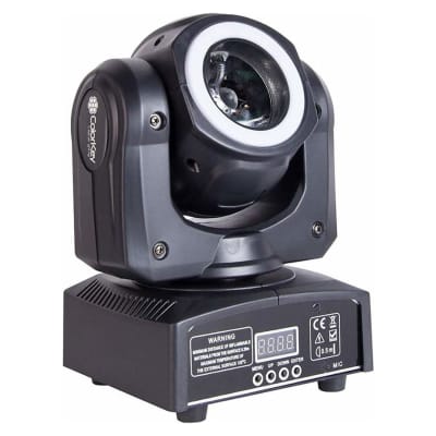 ColorKey Halo Beam QUAD compact moving head with a color changing LED halo - Customer Return image 5