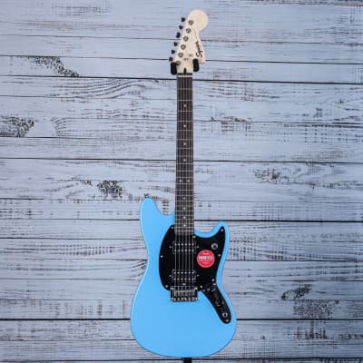 Squier Sonic Mustang HH Guitar | California Blue image 3