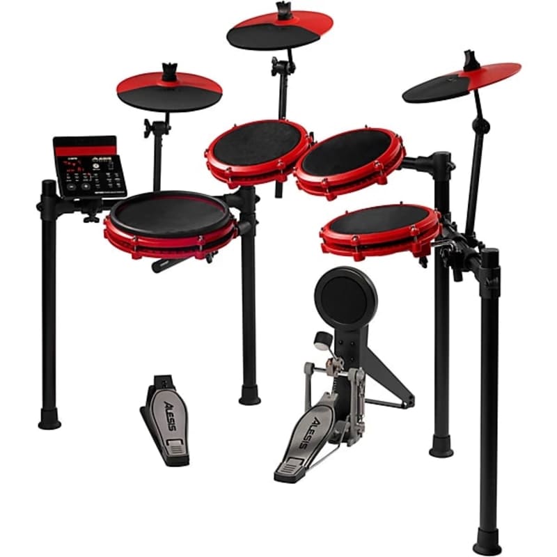 Photos - Electronic Drums Alesis   NITRO MAX KIT Special Edition Red & Black Red & Black new  2024