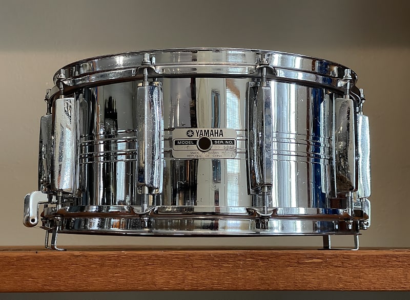 80's Yamaha SD-765MD Steel Snare Drum 6.5x14