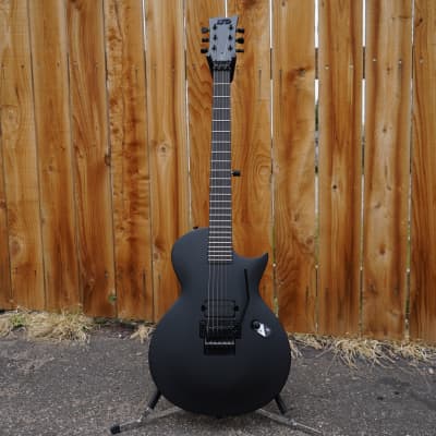 LTD  ESP LTD EC-FR BLACK METAL BLACK SATIN 6-String Electric Guitar image 1