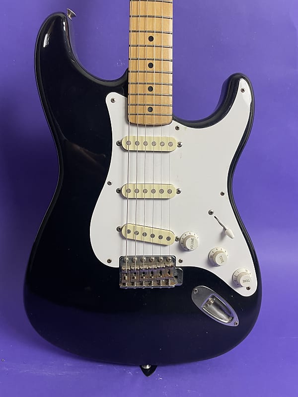 Fender Stratocaster  1980’s - Black  E series image 1