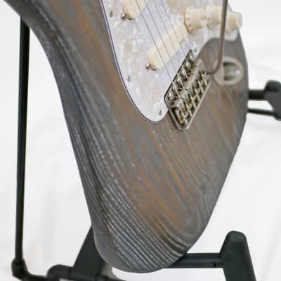 Offbeat Guitars "Model S" Catalpa Body, Roasted Maple Neck, EMG DG20 P/Us, Kluson Tremolo and Tuners image 6