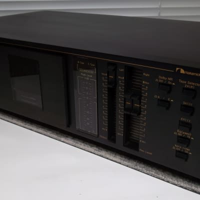 1984 Nakamichi BX-150 Black Stereo Cassette Deck Excellent, Serviced, New Belts & Tire 01-2022 #533 image 11