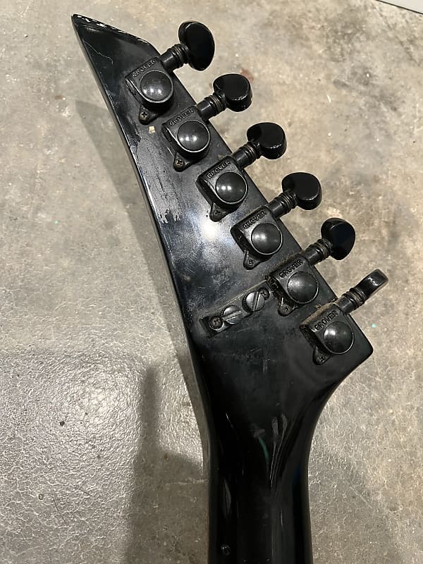 Vintage Schecter Strategy 80s Super Strat Black | Reverb