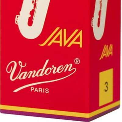 Vandoren Java Red Baritone Saxophone Reeds 3.5 Strength, 5-Pack image 2