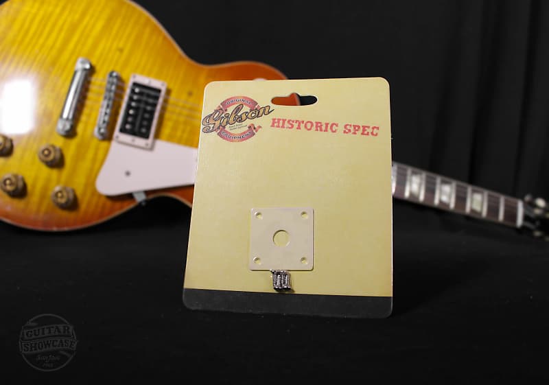 Gibson Historic Spec Jack Plate [Cream] Reverb