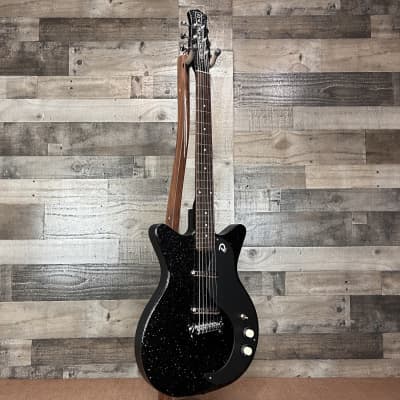 Danelectro Blackout 59 Electric Guitar - Black Metal Flake for sale