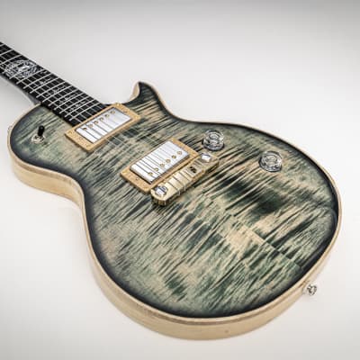 Mithans Guitars Berlin Green boutique electric guitar image 8
