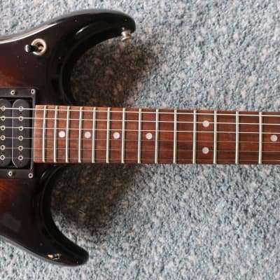 Vintage 1980s Vantage X-88 Electric Guitar Matsumoku MIJ Case Extremely Clean Brownburst image 5