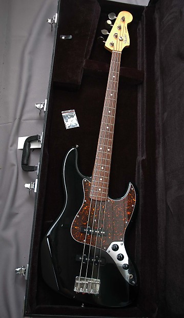 Fender jazz bass black on sale tortoise