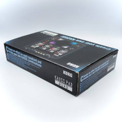Korg KP-QUAD Kaoss Pad Quad With Original Box Adapter Effect 
