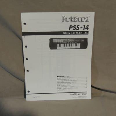 Yamaha PortaSound PSS-14 Service Manual [Three Wave Music]
