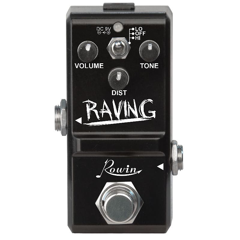 Rowin RAVING Heavy metal Distortion Electric Guitar Pedal LN-305 Nano  Holiday Special $29.80