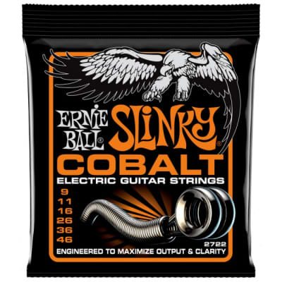 ERNIE BALL 2722 Slinky Cobalt Hybrid 09-46 Saiten für E-Gitarre image 1