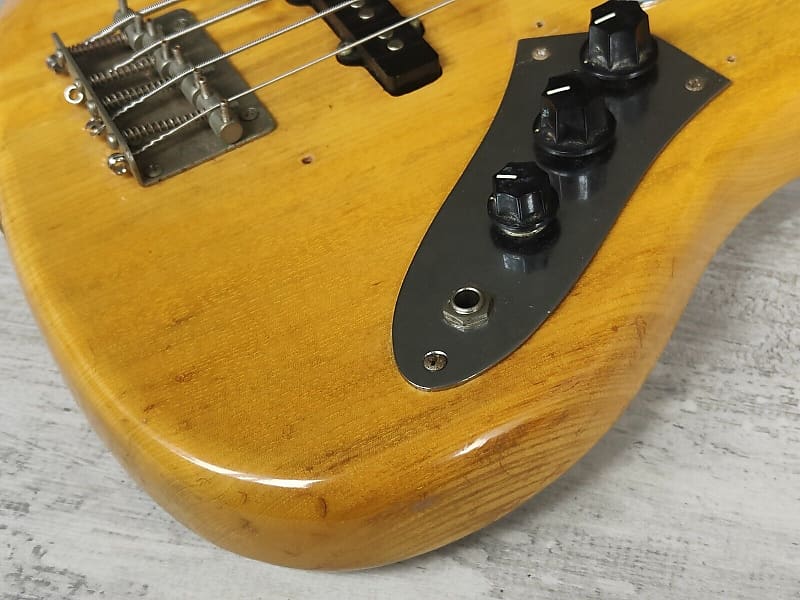 Greco JB600N ジャズベース　ジャパンビンテージ　1977年製 1977 Greco Japan JB600N Jazz Bass (Natural Ash) | Reverb Poland