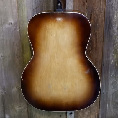 Kay DeLuxe Archtop Acoustic Mid-1930's - Vintage Sunburst Restored by LaFrance Luthiers & KHG w/Gig Bag image 17