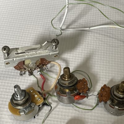 1980's Kramer Pacer Deluxe Stratocaster Guitar Factory Wiring | Reverb