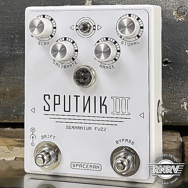 Spaceman Sputnik III Germanium Fuzz - White on White image 1