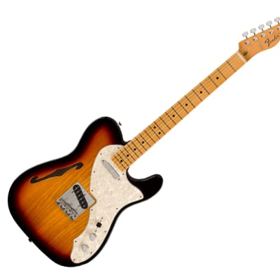 Fender Vintera II 60s Telecaster Thinline - 3-Color Sunburst w/ Maple FB image 1