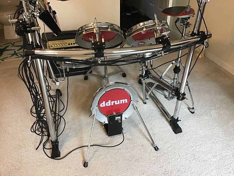 ddrum 4 Clavia Electronic Drum Set 5- Piece W/ Rack Vintage Electric Drums  From Sweden