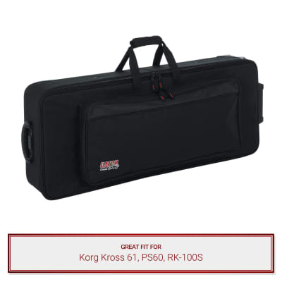 Gator Keyboard Case fits Korg Kross 61, PS60, RK-100S image 1