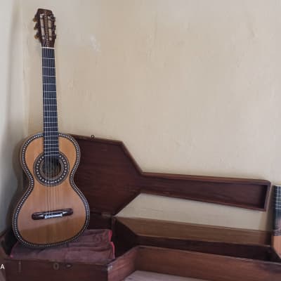 Salvador Ibáñez y Albiñana  1899. Old guitar. image 4