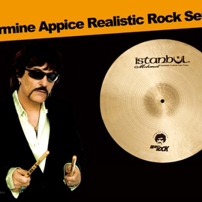 Istanbul Mehmet Carmine Appice, 8" Realistic Rock Splash Cymbal (#1) Autographed!! image 2