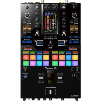 Pioneer DJM-S11 Professional 2-Channel Battle Mixer for Serato DJ Pro / rekordox (Black) image 2