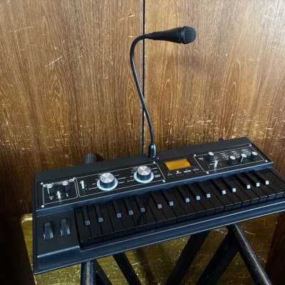 Korg Microkorg XL Plus Synthesizer with Vocoder BKBK Black x Black color w/ bag