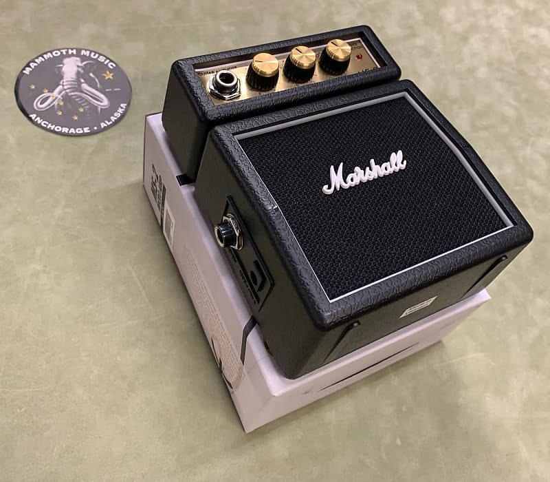 Marshall MS-2 1-watt Battery-powered Micro Amp Black image 1