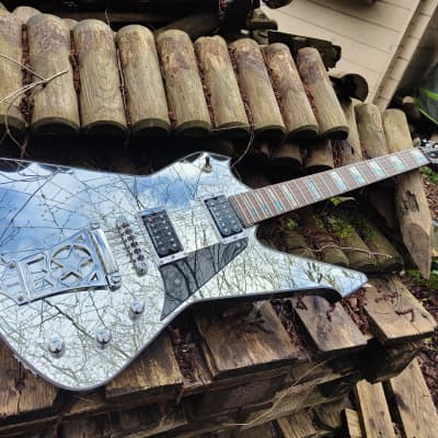 Washburn Paul Stanley Signature PS1900 Cracked Mirror Boogie Street Exclusive 1 of  25 Limited for sale